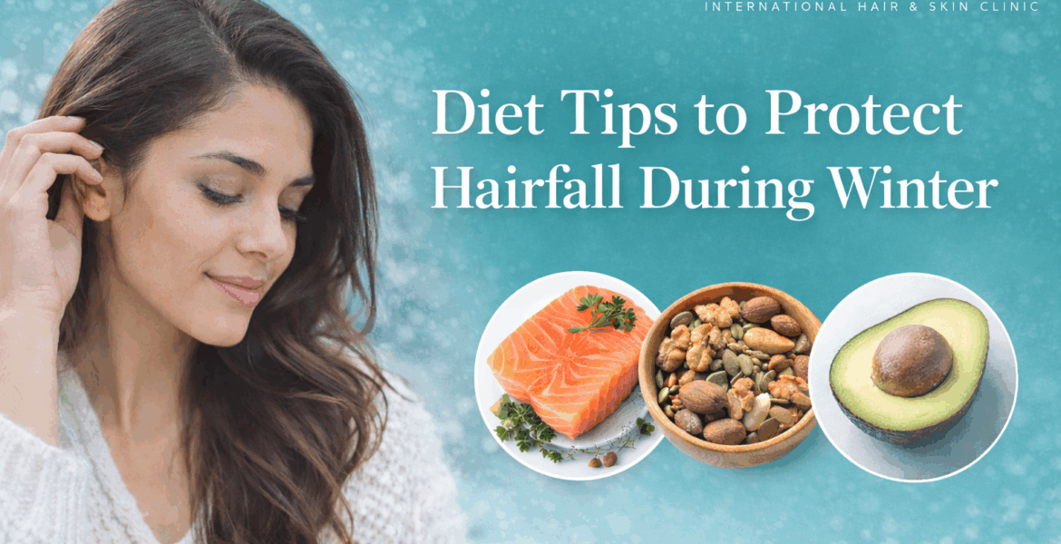 Protein-rich winter foods for hair health including eggs, lentils and nuts